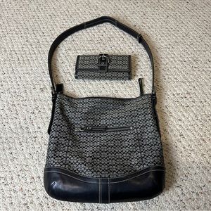 💜Coach💜 Logo Crossbody w/ Matching Wallet